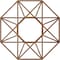 Ekena Millwork Guardian Wood Fretwork Pierced Ceiling Medallion, Walnut, 18"OD x 7"ID x 3/8"T CMWP18X18X0375GDWA - alternate 3